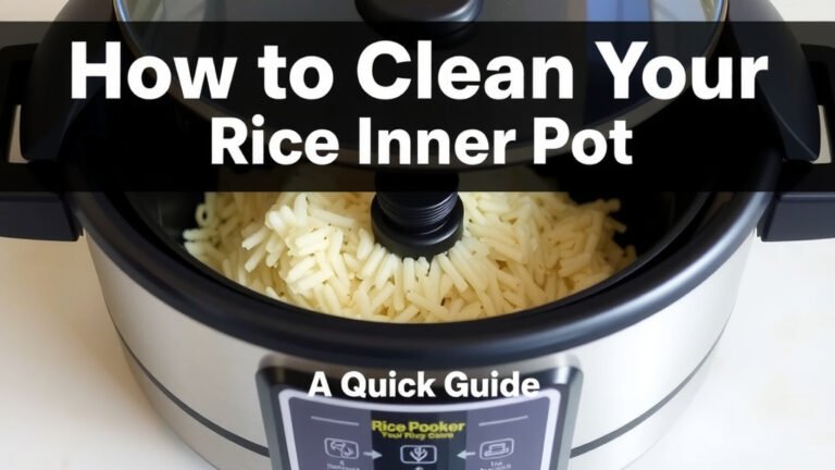 How to Clean Your Rice Cooker Inner Pot: A Quick Guide