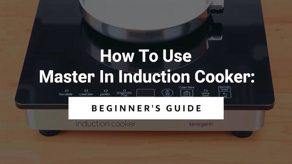 Master Your Induction Cooker: A Beginner's Guide