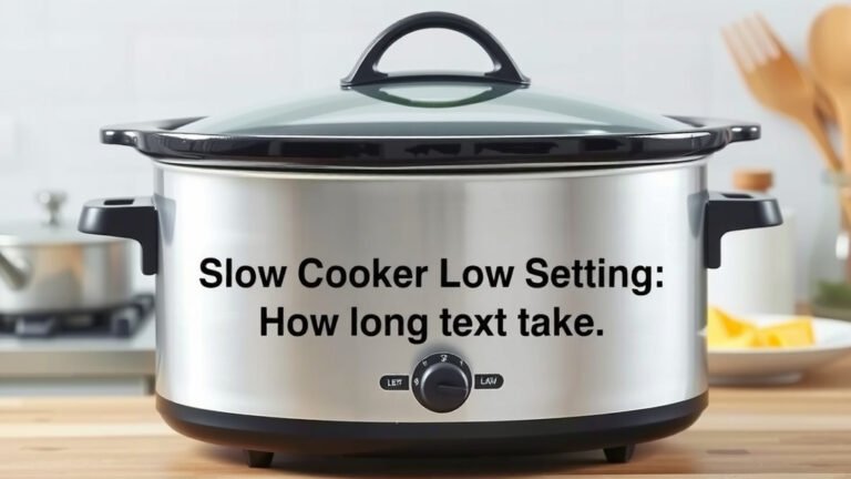 Slow Cooker Low Setting: How Long Does It Take