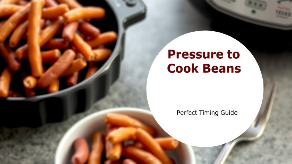 Pressure Cook Beans: Perfect Timing Guide