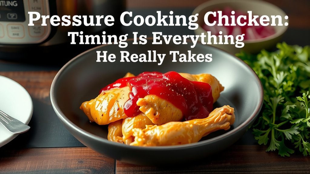 Pressure Cooking Chicken: Timing Is Everything