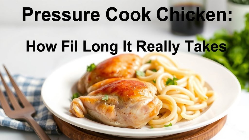 Pressure Cook Chicken: How Long It Really Takes