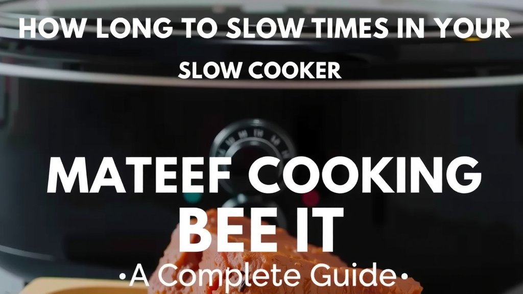 Mastering Beef Cooking Times in Your Slow Cooker