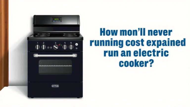 Electric Cooker Running Costs Explained