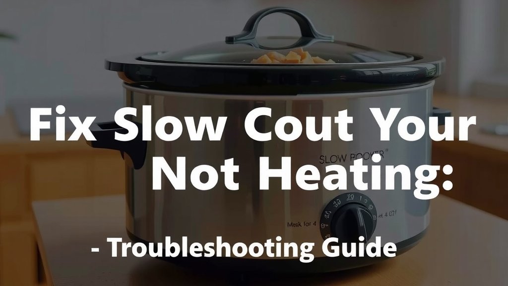 Troubleshooting Your Slow Cooker's Heating Issues