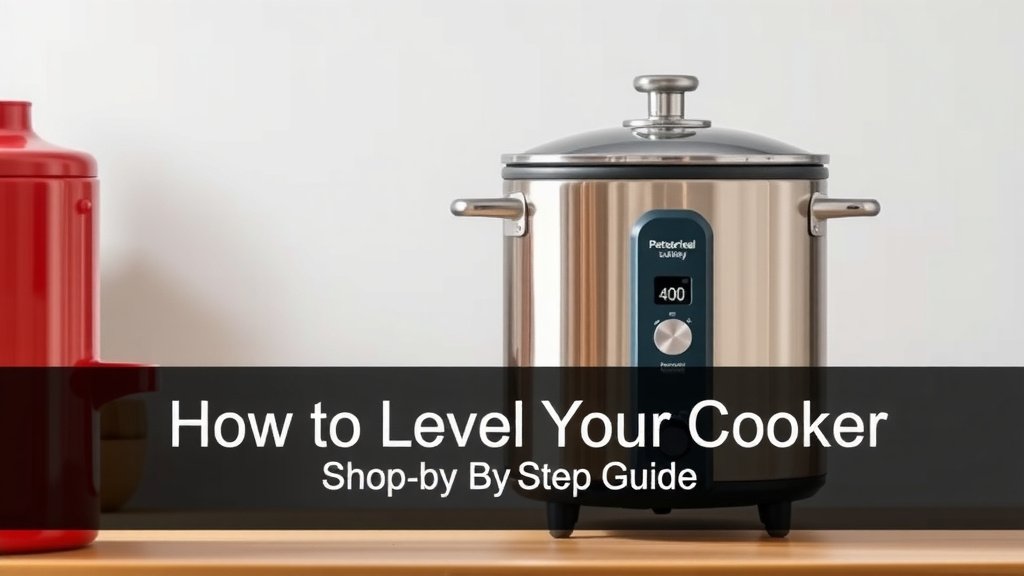 How to Level Your Cooker: A Step-by-Step Guide