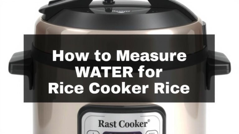 Measure Water for Perfect Rice Cooker Rice