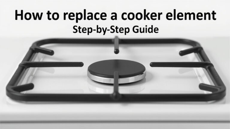 How to Replace a Cooker Element: A Step-by-Step Guide