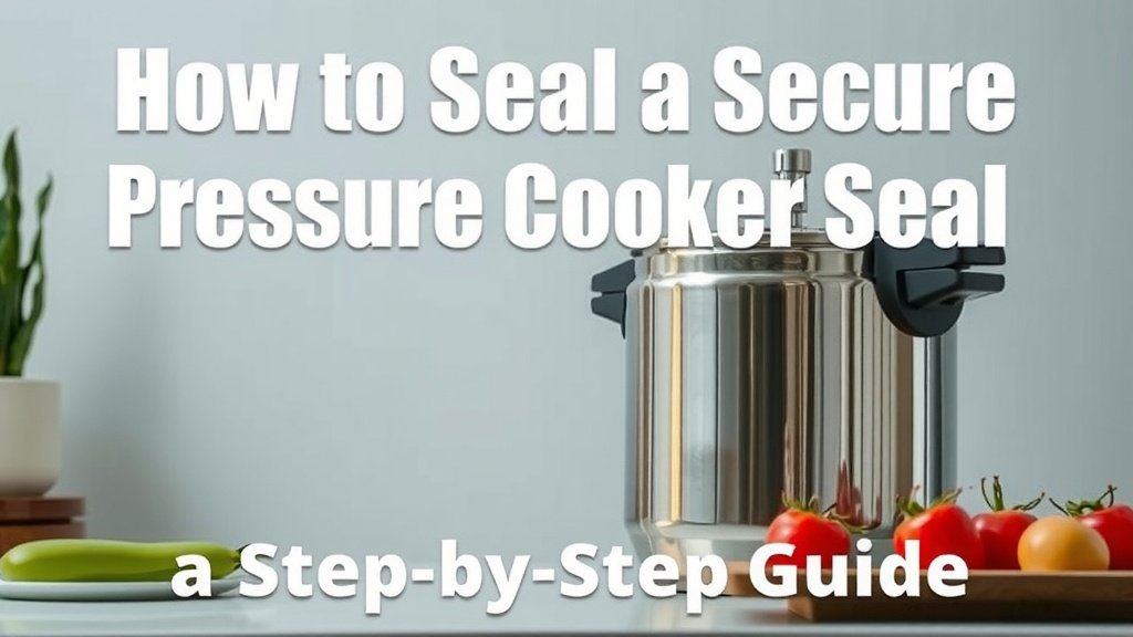 Getting a Secure Pressure Cooker Seal