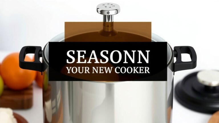 How to Properly Season Your New Cooker