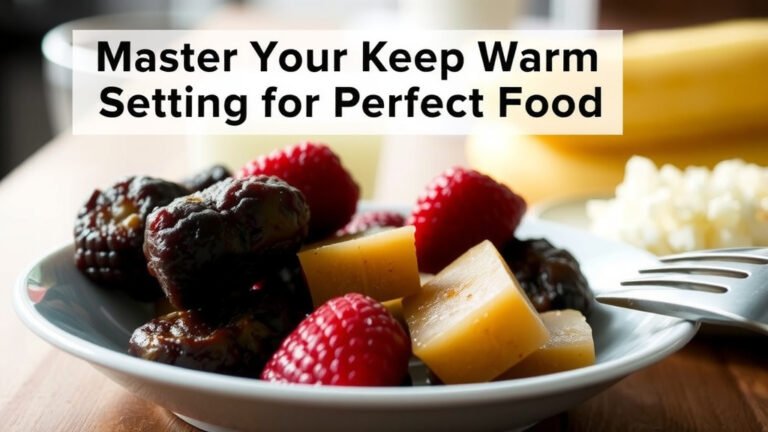 Master Your Keep Warm Setting for Perfect Food