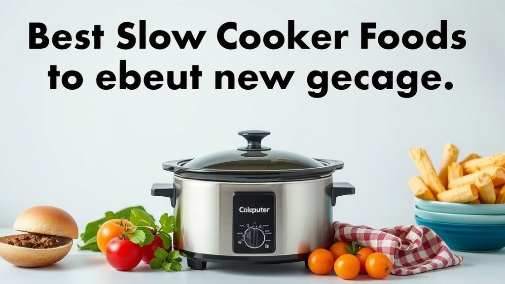 Best Slow Cooker Foods for Effortless Weeknight Meals