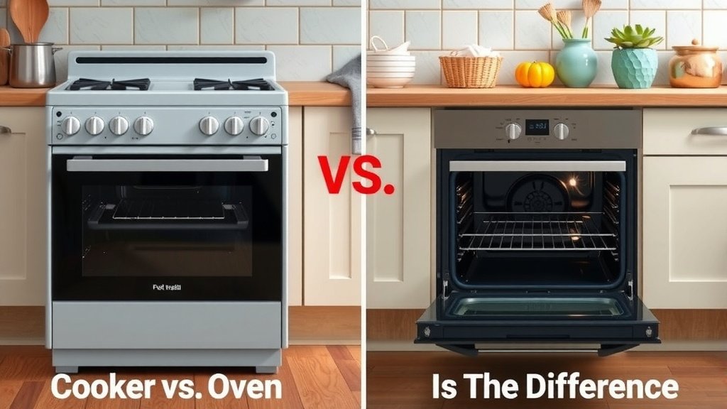 Understanding Your Kitchen Appliances: Cooker vs. Oven
