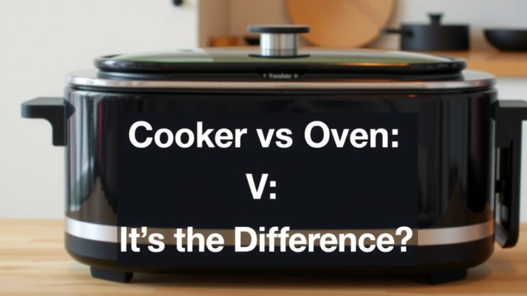 Cooker vs Oven: What's the Difference?