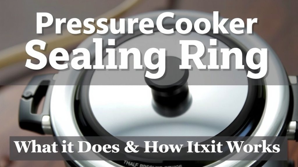 Pressure Cooker Sealing Ring: What It Does & How It Works