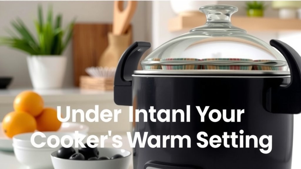Understanding Your Cooker's Warm Setting