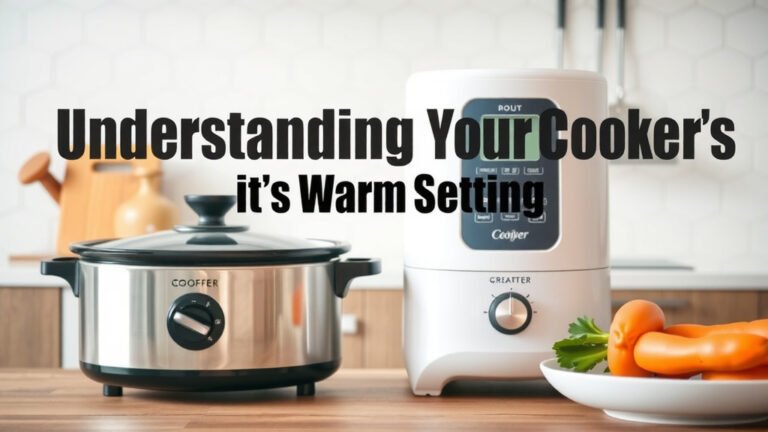 Understanding Your Cooker's Warm Setting