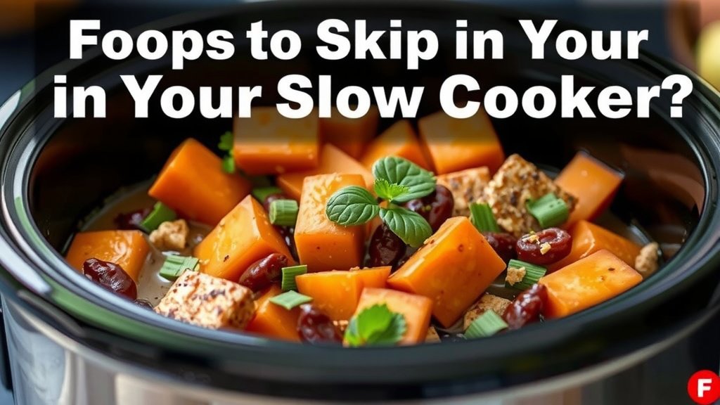 Foods to Skip in Your Slow Cooker