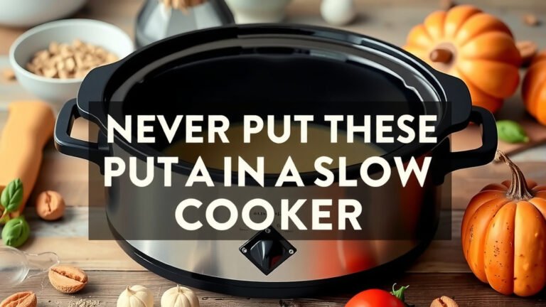 Never Put These in Your Slow Cooker