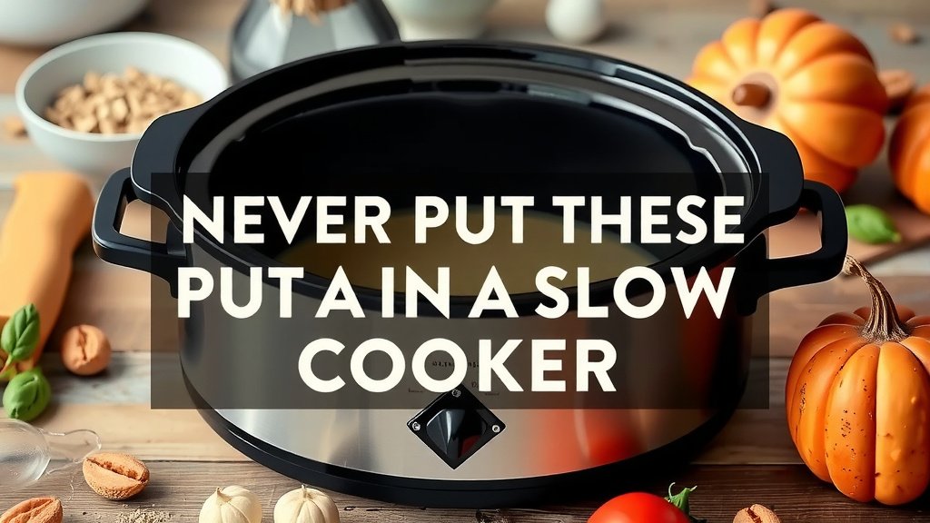 Never Put These in Your Slow Cooker