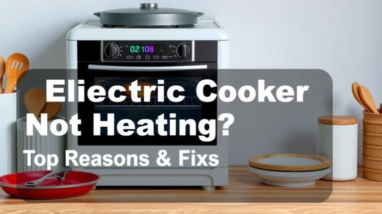 Electric Cooker Not Heating? Top Reasons & Fixes