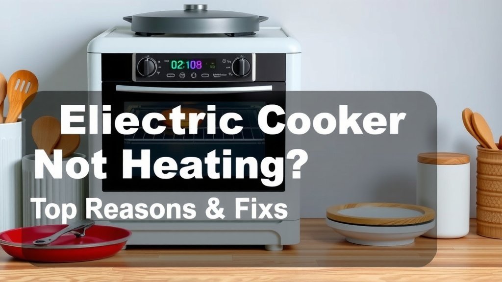 Electric Cooker Not Heating? Top Reasons & Fixes