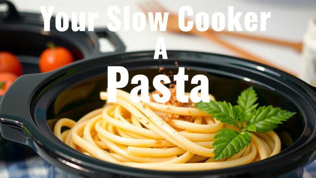 Your Slow Cooker: A Pasta Powerhouse?