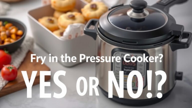 Fry in a Pressure Cooker Yes or No