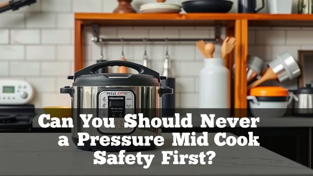 Why You Should Never Open a Pressure Cooker Mid-Cook