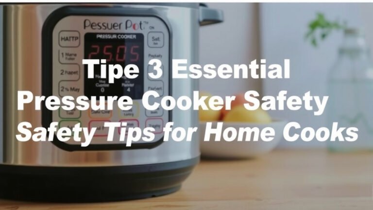 Essential Pressure Cooker Safety Tips for Home Cooks