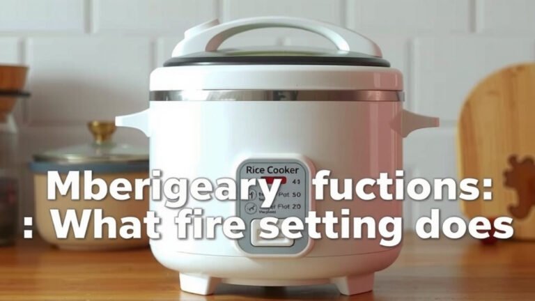 Rice Cooker Functions Explained: What Every Setting Does