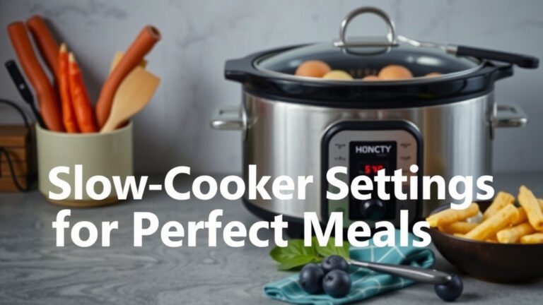 Master Your Slow Cooker Settings for Perfect Meals