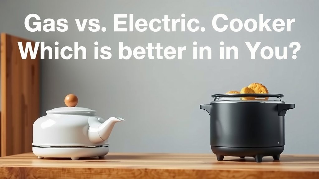 Gas vs Electric Cooker: Which is the Best Choice for You