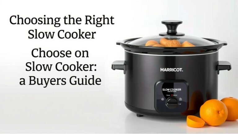 Choosing the Right Slow Cooker: A Buyer's Guide