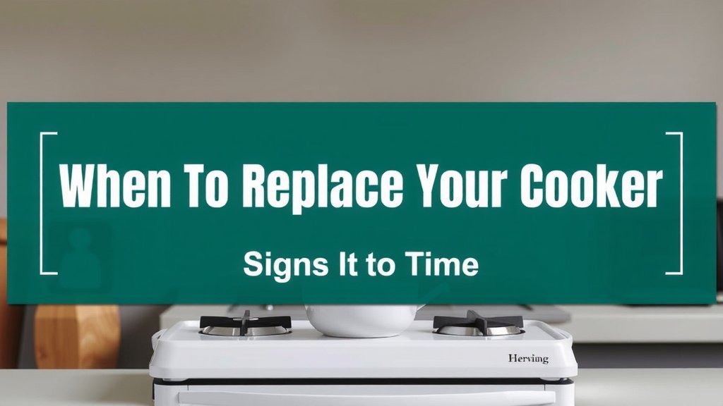 When to Replace Your Cooker: Signs It's Time