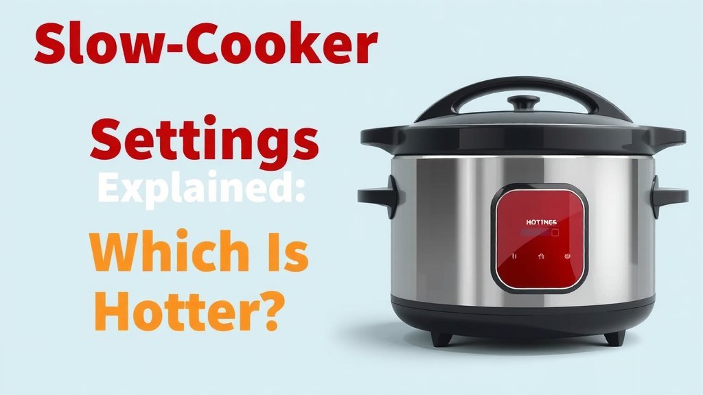 Slow Cooker Settings Explained: Which Is Hotter
